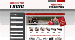Desktop Screenshot of entrepotslogic.ca